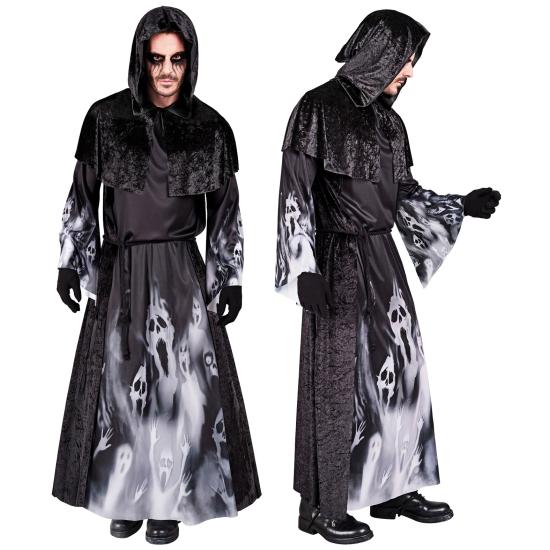 Disfraz Almas que Gritan para Hombre – Túnica con Capucha, Capa y Cinturón