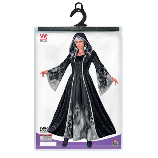 Disfraz Almas que Gritan para Mujer – Vestido con Capucha