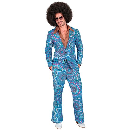 Disfraz Años 70 Rey de la Pista Mandalas adulto