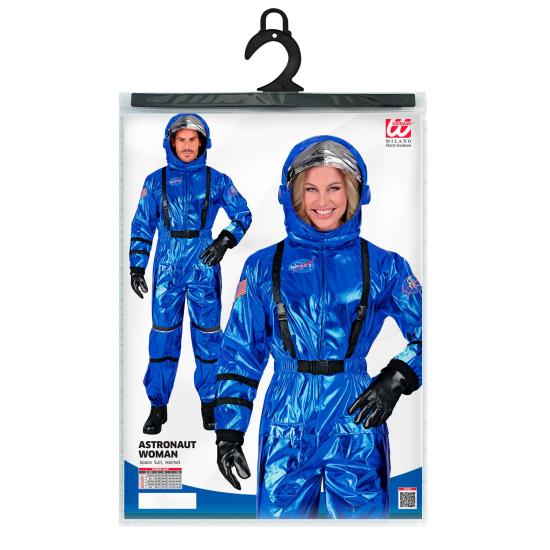 Disfraz Astonuta Misión Espacial Azul para mujer