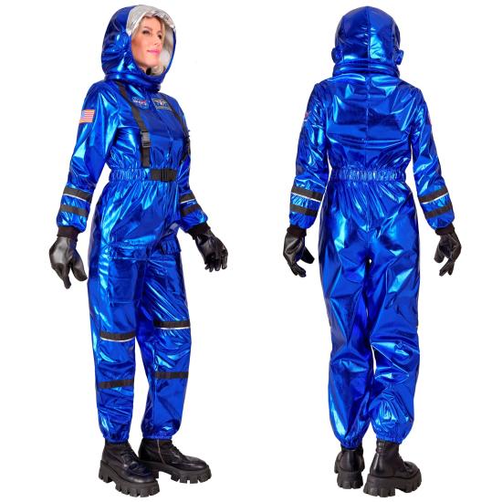 Disfraz Astonuta Misión Espacial Azul para mujer