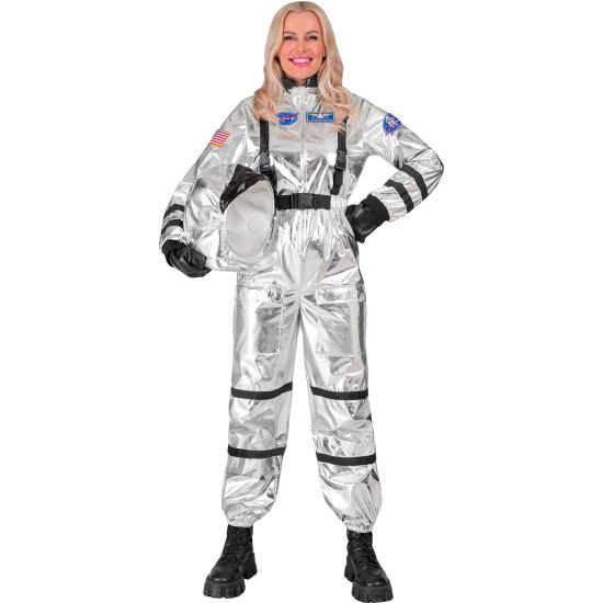 Disfraz Astonuta Misión Espacial Plata  para mujer