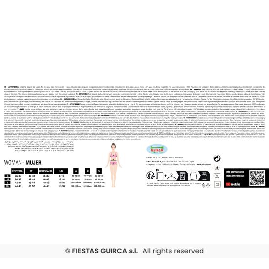 Disfraz Bailarina Saloon  adulta