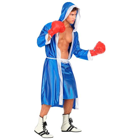 Disfraz Boxeador azul talla adulto
