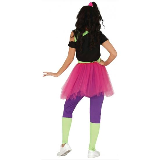 Disfraz Chica Divertida  Años 80 para adulta