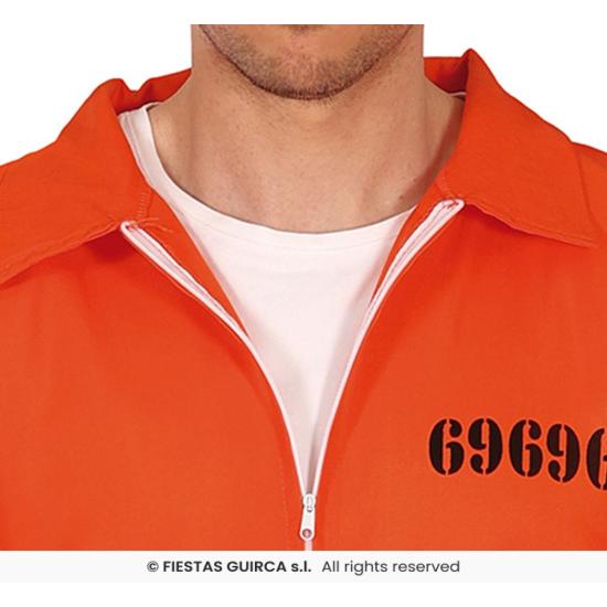 Disfraz Convicto preso para adulto