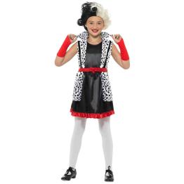 Disfraz Cruella de Vill  talla infantil