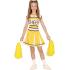 Disfraz de Animadora Amarilla para Niña – Cheerleader Infantil