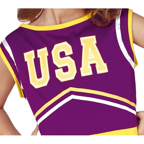 Disfraz de Animadora Lila para niña **