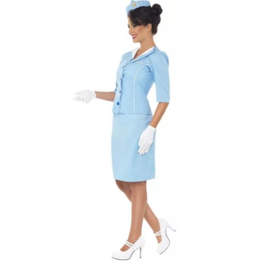 Disfraz de Azafata de Avión Elegante