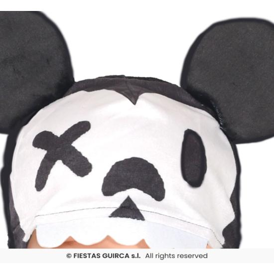 Disfraz de Bebé Mousy Mickey Esqueleto con Gorro y Mono