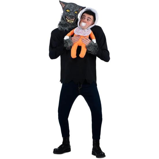 Disfraz de Bebé Secuestrado por Hombre Lobo para Adulto