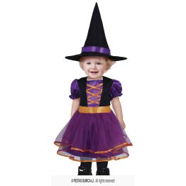 Disfraz de Brujita Morada para Bebé Niña