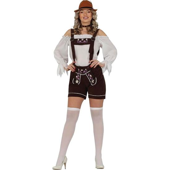 Disfraz de Bávara con Pantalón Premium Mujer