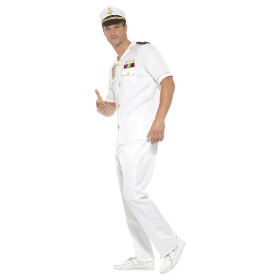 Disfraz de Capitán Barco Lujo para chicos