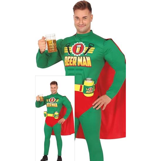 Disfraz de Capitán Super Cervecero Man