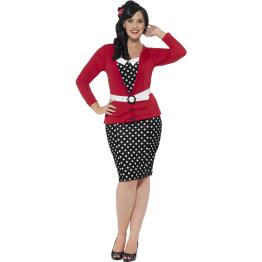 Disfraz de Chica Pin Up para mujer talla grande