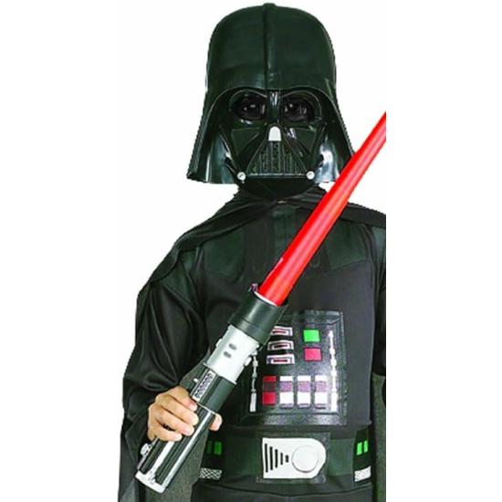Disfraz de Darth Vader para niño, caja con disfraz, máscara y espada