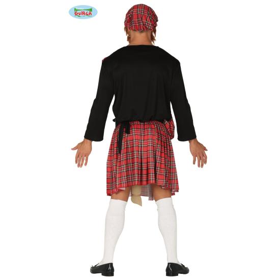 Disfraz de escocés con sorpresa para adulto
