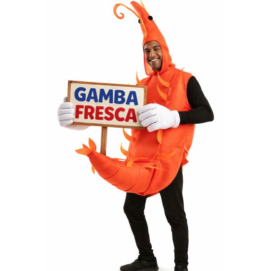 Disfraz de Gamba para Hombre Talla ML - Carnaval y Fiestas Divertidas