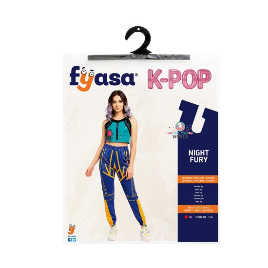 Disfraz de Guerrera K-Pop Night Fury