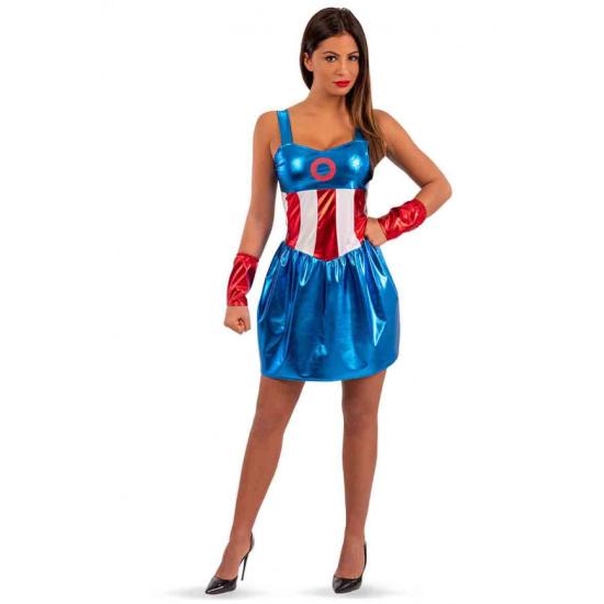 Disfraz de Heroína Americana para Mujer