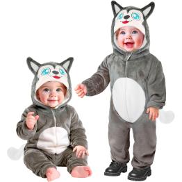 disfraz de husky para bebé