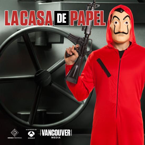Disfraz de Ladrón La Casa de Papel talla adulto
