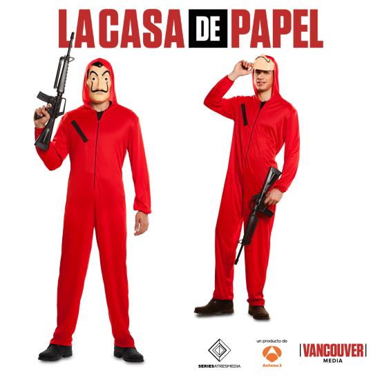 Disfraz de Ladrón La Casa de Papel talla adulto