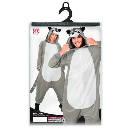 🦝 Disfraz de Mapache Adulto Unisex