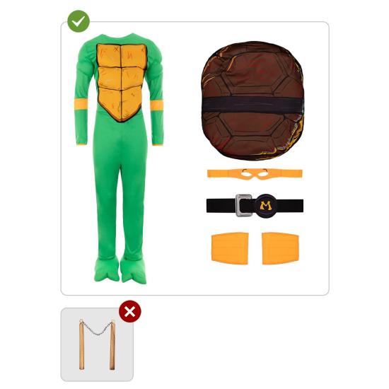Disfraz de Michelangelo para hombre - Las Tortugas Ninja