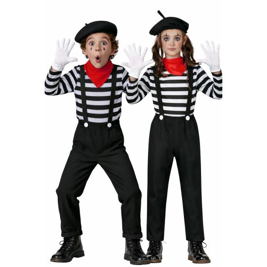 Disfraz de Mimo para Niña