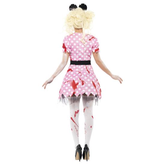 Disfraz de Minnie zombi para chica