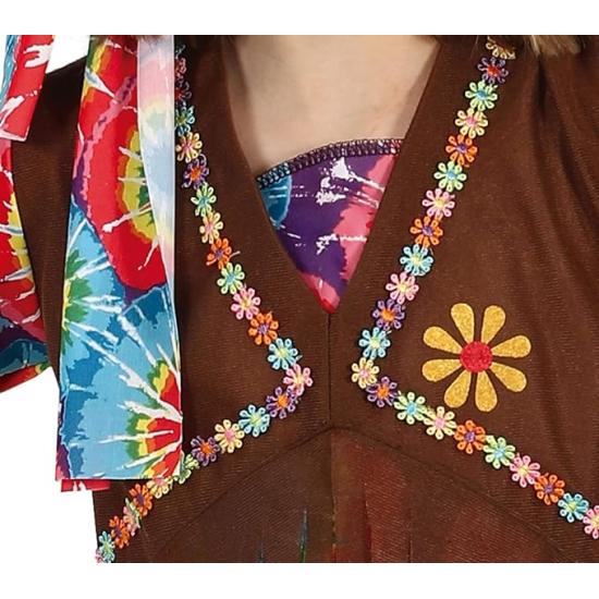 Disfraz de Niña Happy Hippie **