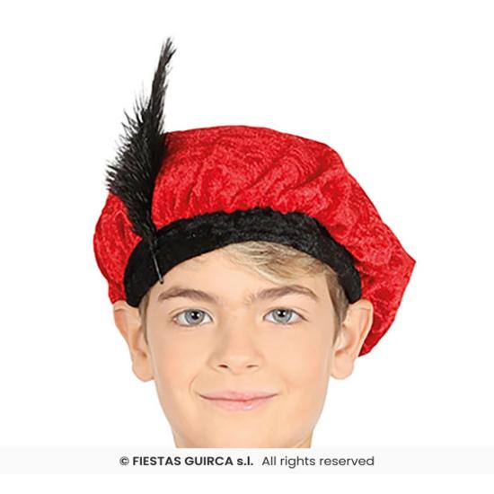 Disfraz de Paje Rojo para Niño