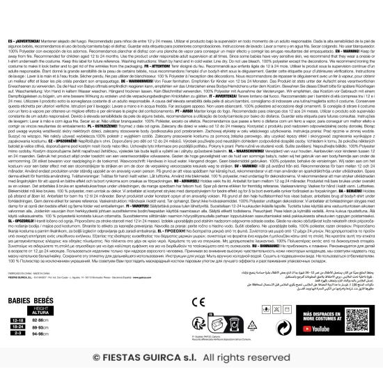 Disfraz de Pequeño luchador Goku para bebé