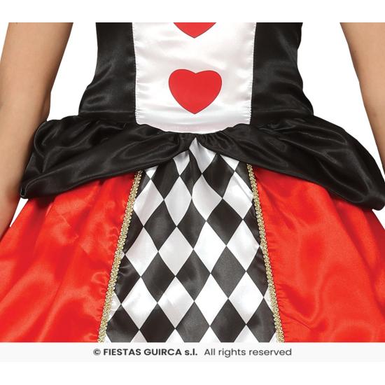 Disfraz de Reina de Corazones Alicia de mujer