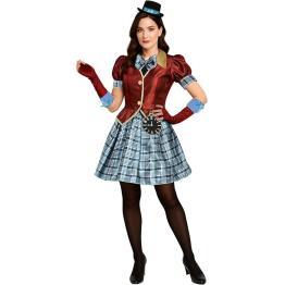 Disfraz de Sombrerera Tic Toc para Mujer