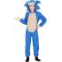 Disfraz de Sonic Kigurumi para niño