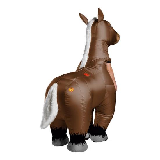 Disfraz  Sr. caballo hinchable adulto