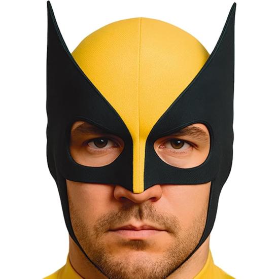 Disfraz de Superhéroe Musculoso  Lobwzno X-MEN  Amarillo para Adulto con Capucha