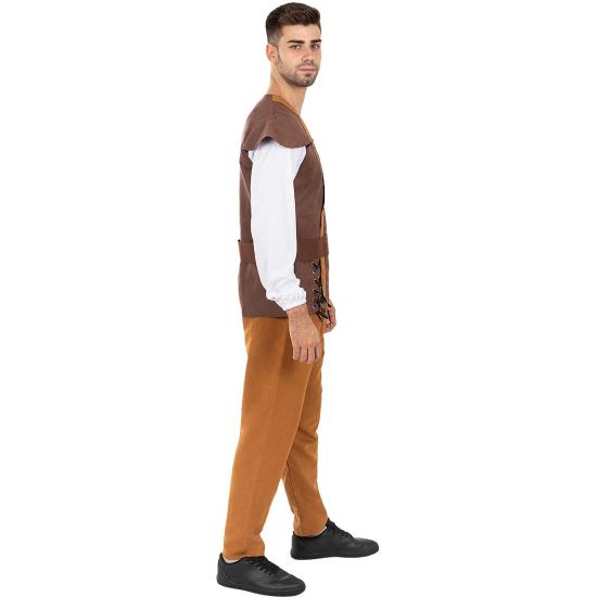Disfraz de tabernero medieval para hombre