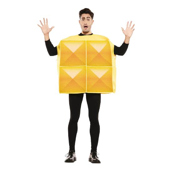 Disfraz de Tetris Amarillo para Adulto