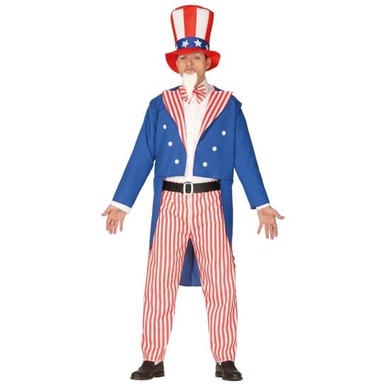 Disfraz de Tio Sam Patriota talla adulto
