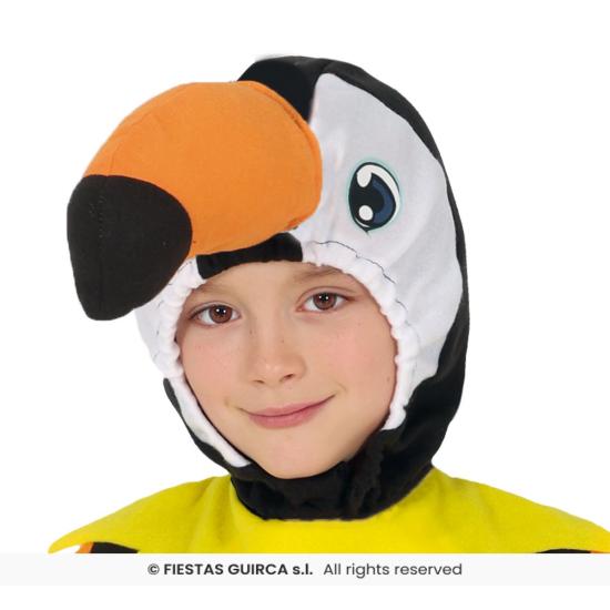 Disfraz de Tucán infantil – Mono con capucha para Carnaval y fiestas escolares