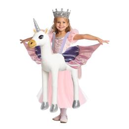 Disfraz de Unicornio infantil con Muñeco y Vestido talla 7-9 años