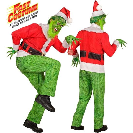 Disfraz del Grinch Monstruo Navideño para Adulto