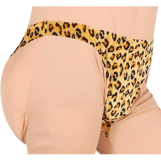 Disfraz Divertido de Miss Bikini Leopardo para Hombre Adulto **