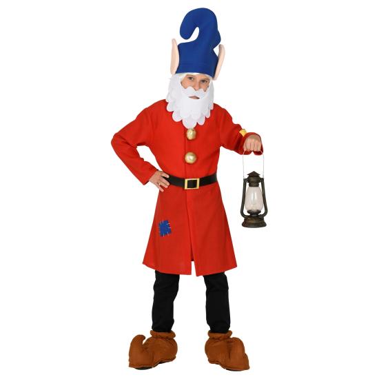 Disfraz Enanito Blancanieves Rojo talla infantil