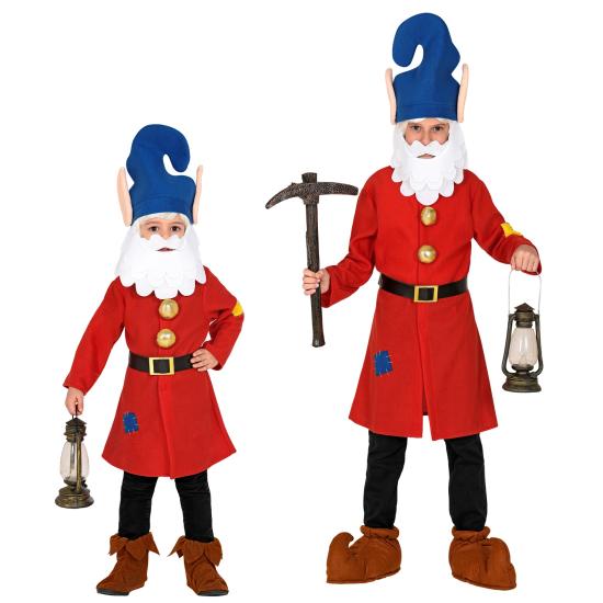 Disfraz Enanito Blancanieves Rojo talla infantil